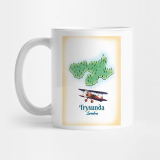 Trysunda Sweden map Mug